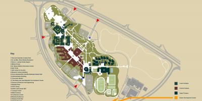 რუკა auc ახალი კაიროში campus