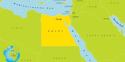 დედაქალაქის ეგვიპტის რუკა