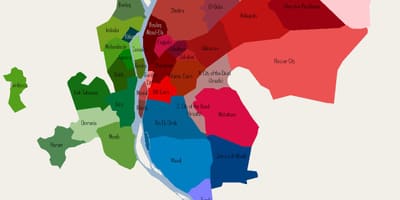 კაიროს უბანში რუკა