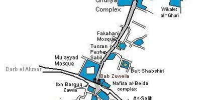 ხან el khalili ბაზარი რუკა