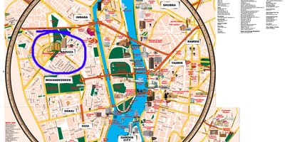 Map of giza კაიროს