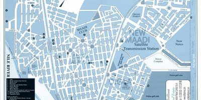 რუკა maadi კაიროს