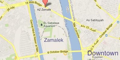 Zamalek კაიროში რუკა